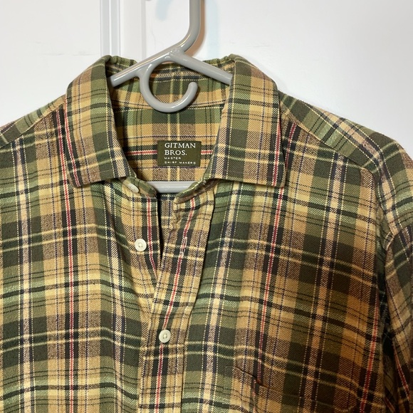 Gitman Bros Vintage Flannel Button Down LS Shirt USA - Picture 2 of 6